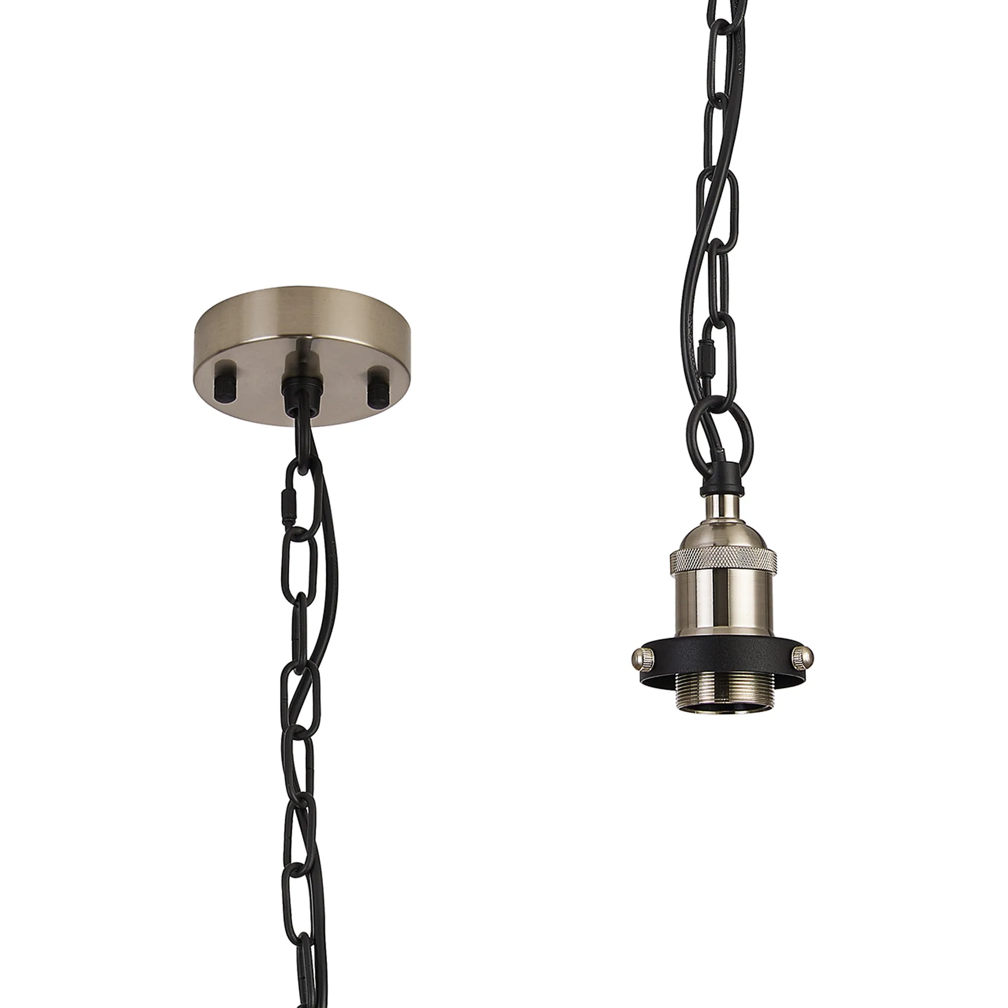 Walter-Satin Nickel Ceiling Lights Deco Single Pendant